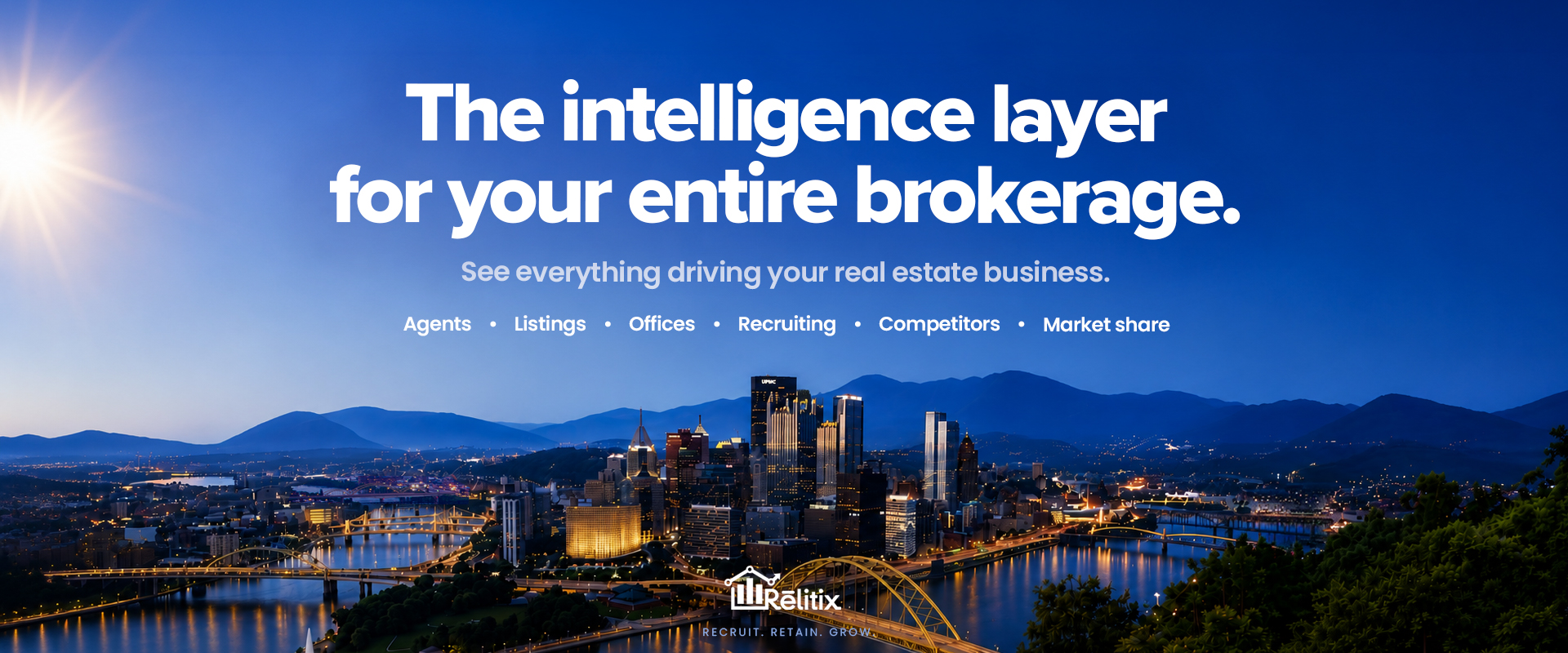 Relitix, metrics for real estate agent recruiting, retention, listings, competitors and market share